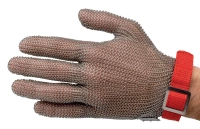 Перчатка кольчужная Manulatex A1852003, размер М средний, красная